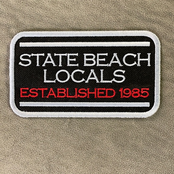State Beach Locals 4.75x2.75 Patch - Picture 1 of 1